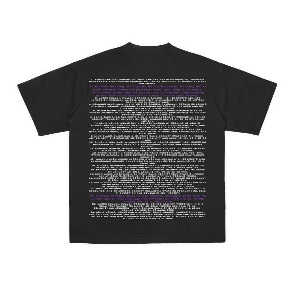 25 Moments Michael Beasley K State T-Shirt